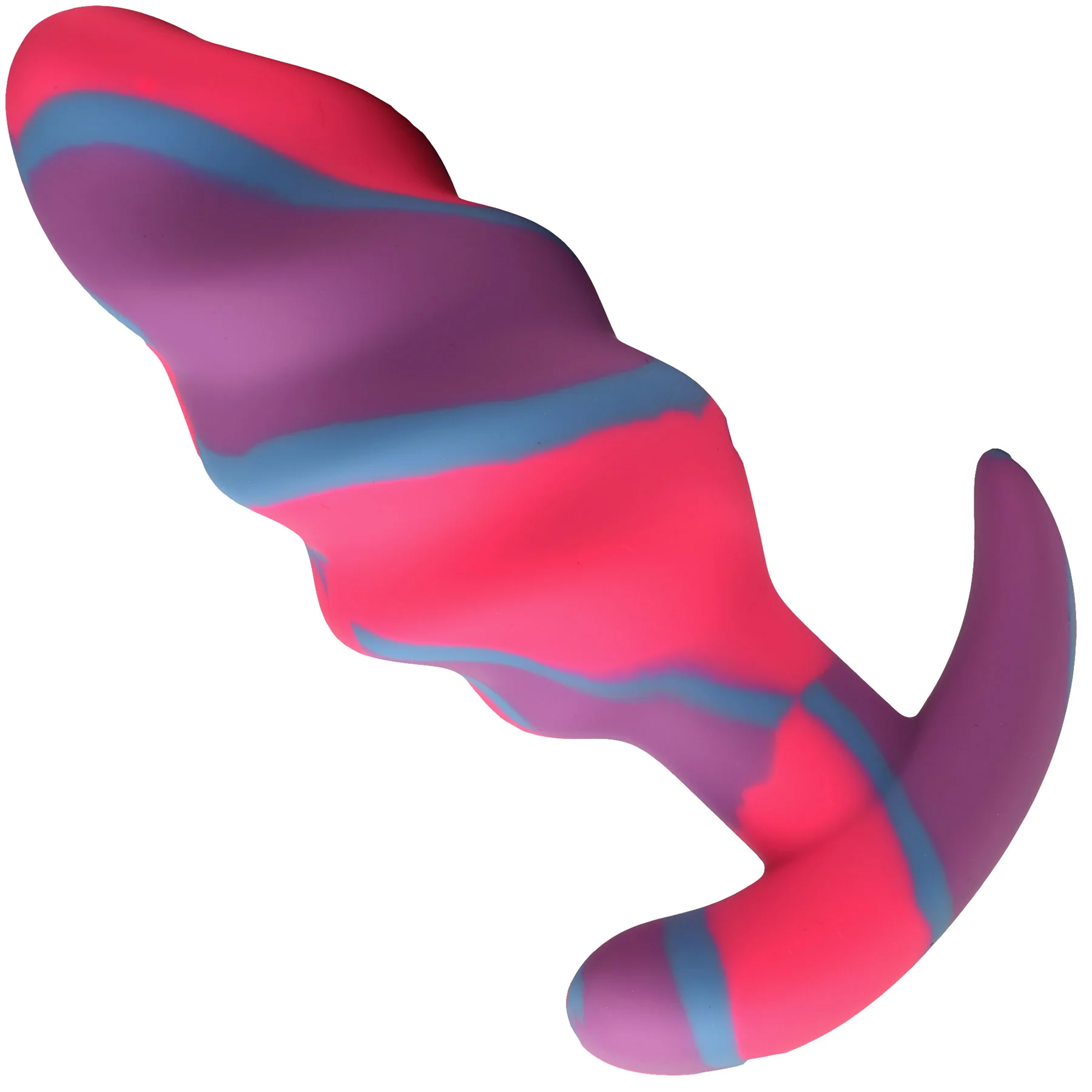 Unicorn Swirl Silicone Butt Plug By Creature Cocks - Image 12