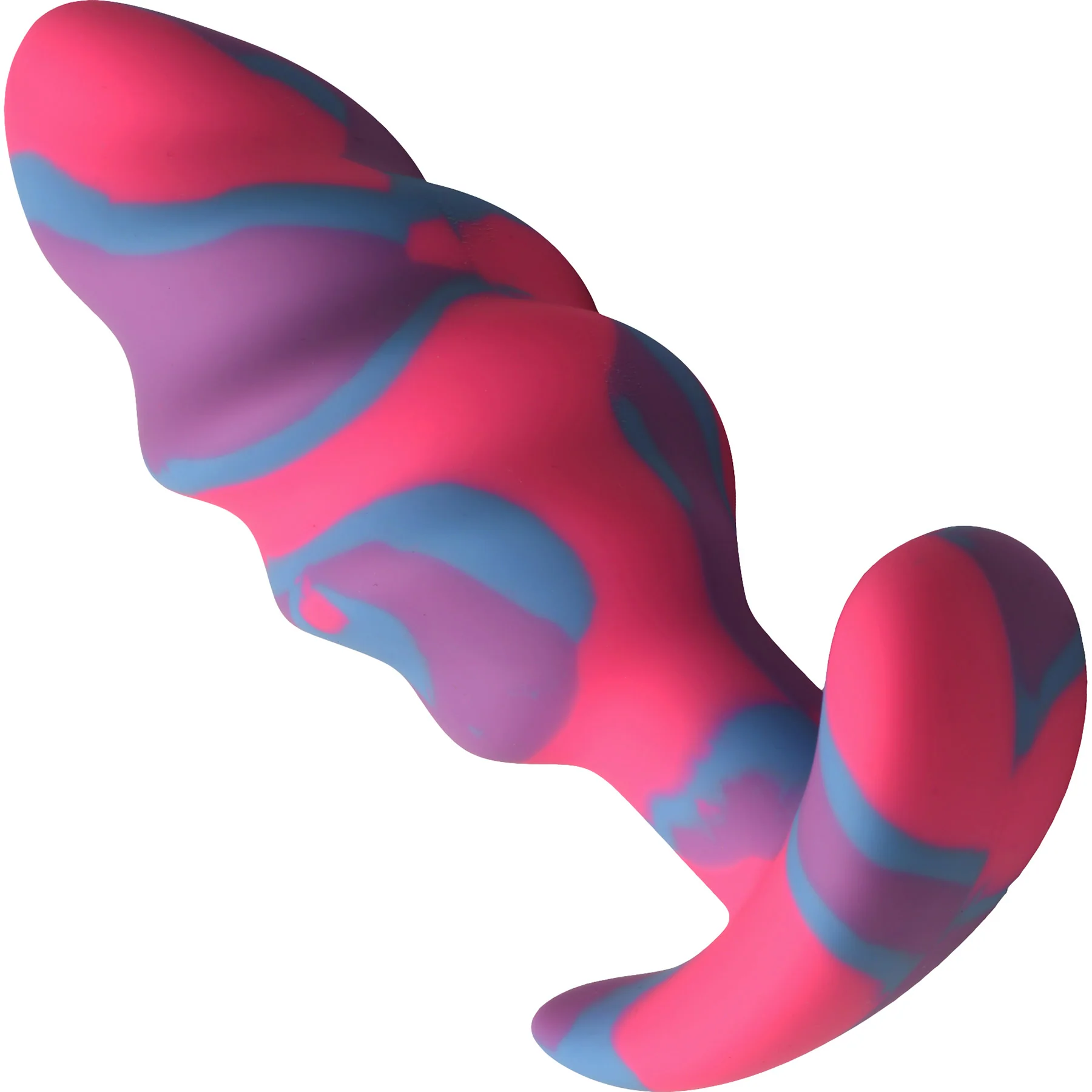 Unicorn Swirl Silicone Butt Plug By Creature Cocks - Image 16