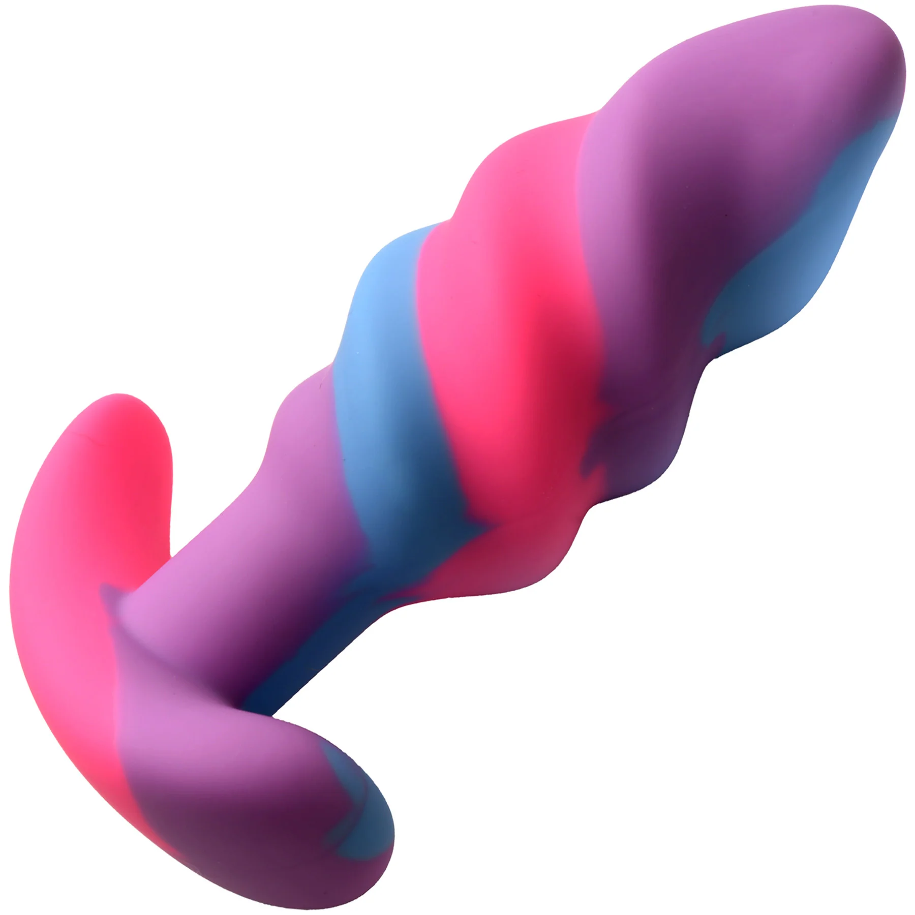 Unicorn Swirl Silicone Butt Plug By Creature Cocks - Image 19