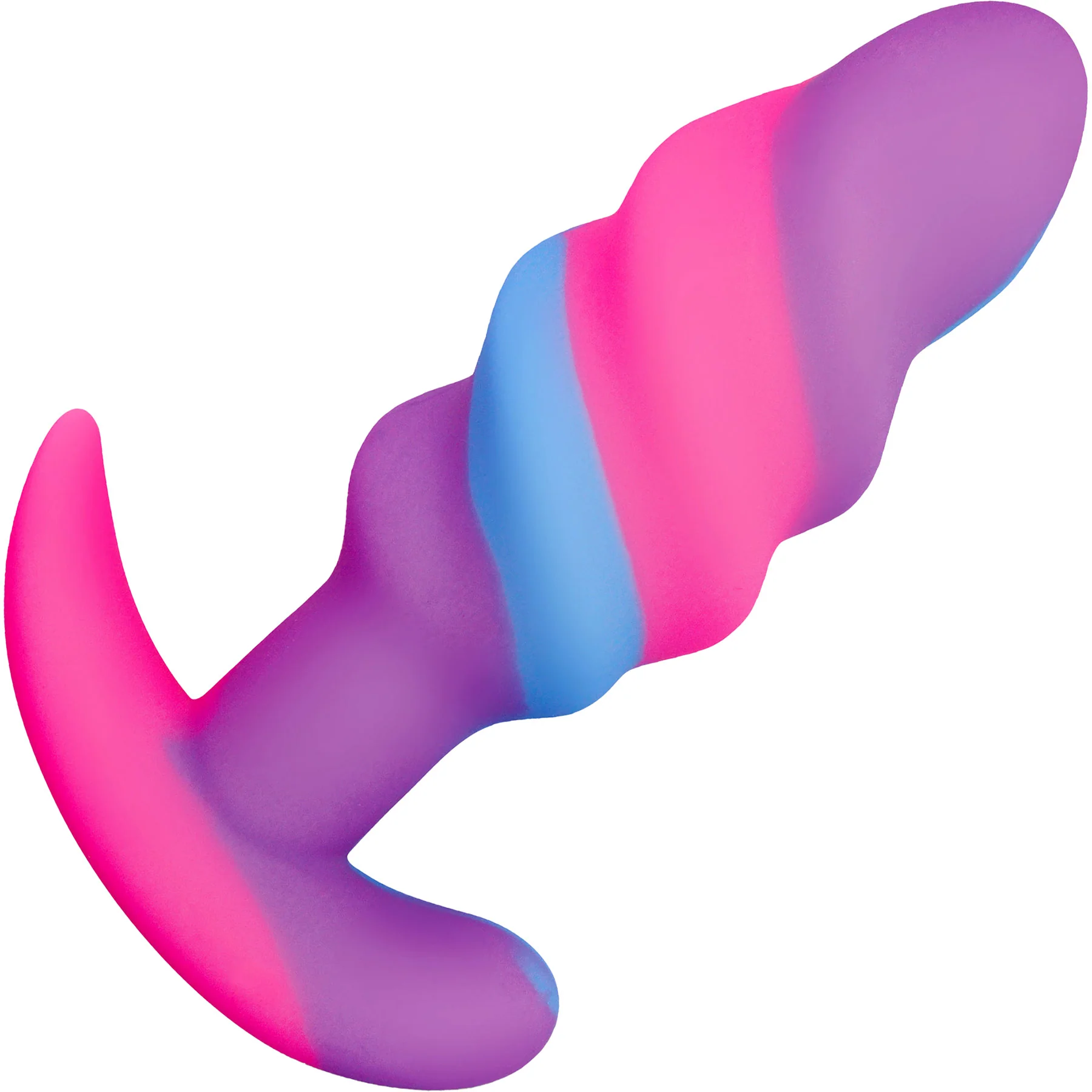 Unicorn Swirl Silicone Butt Plug By Creature Cocks - Image 3