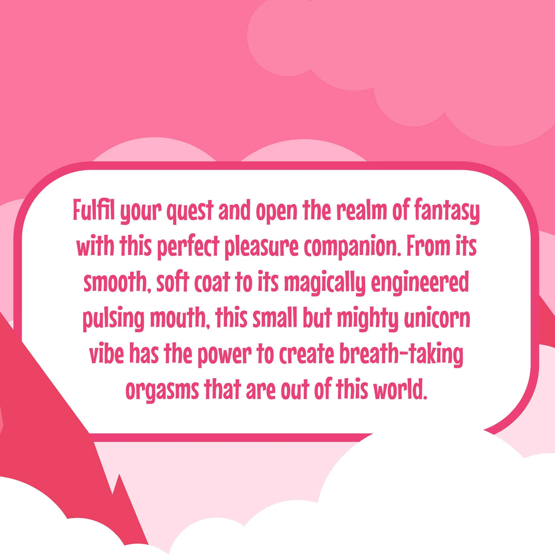 Unihorn Heart Throb Pulsing Silicone Clitoral Vibrator - Pink - Image 8