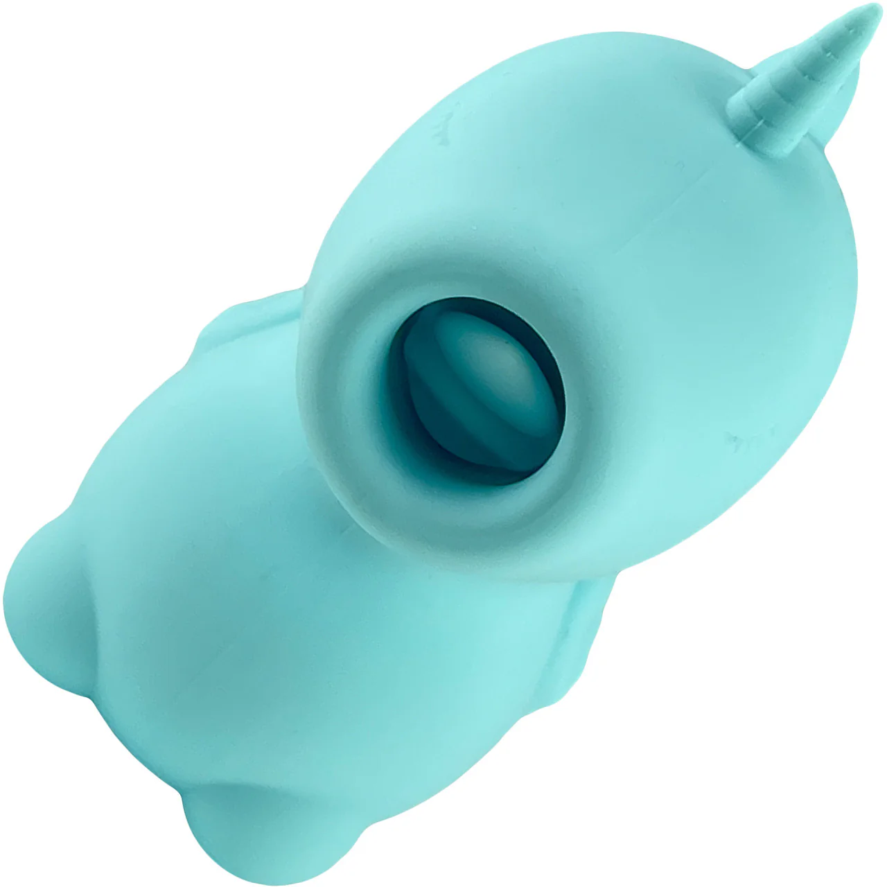 Unihorn Mount 'N Peak Pointed Flicking Silicone Clitoral Vibrator - Blue - Image 10