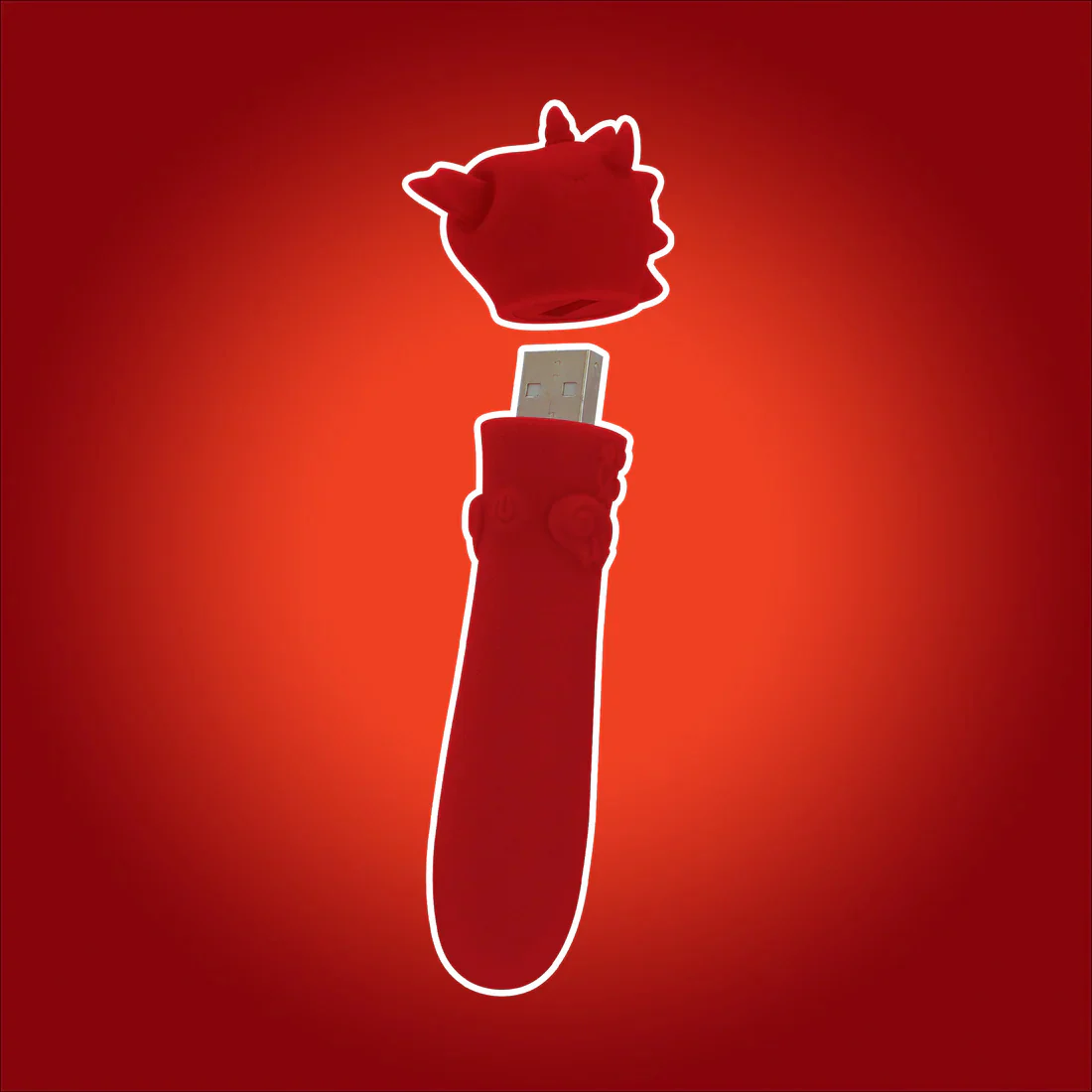 Unihorn USB Rechargeable Silicone Bullet Vibrator - Image 6