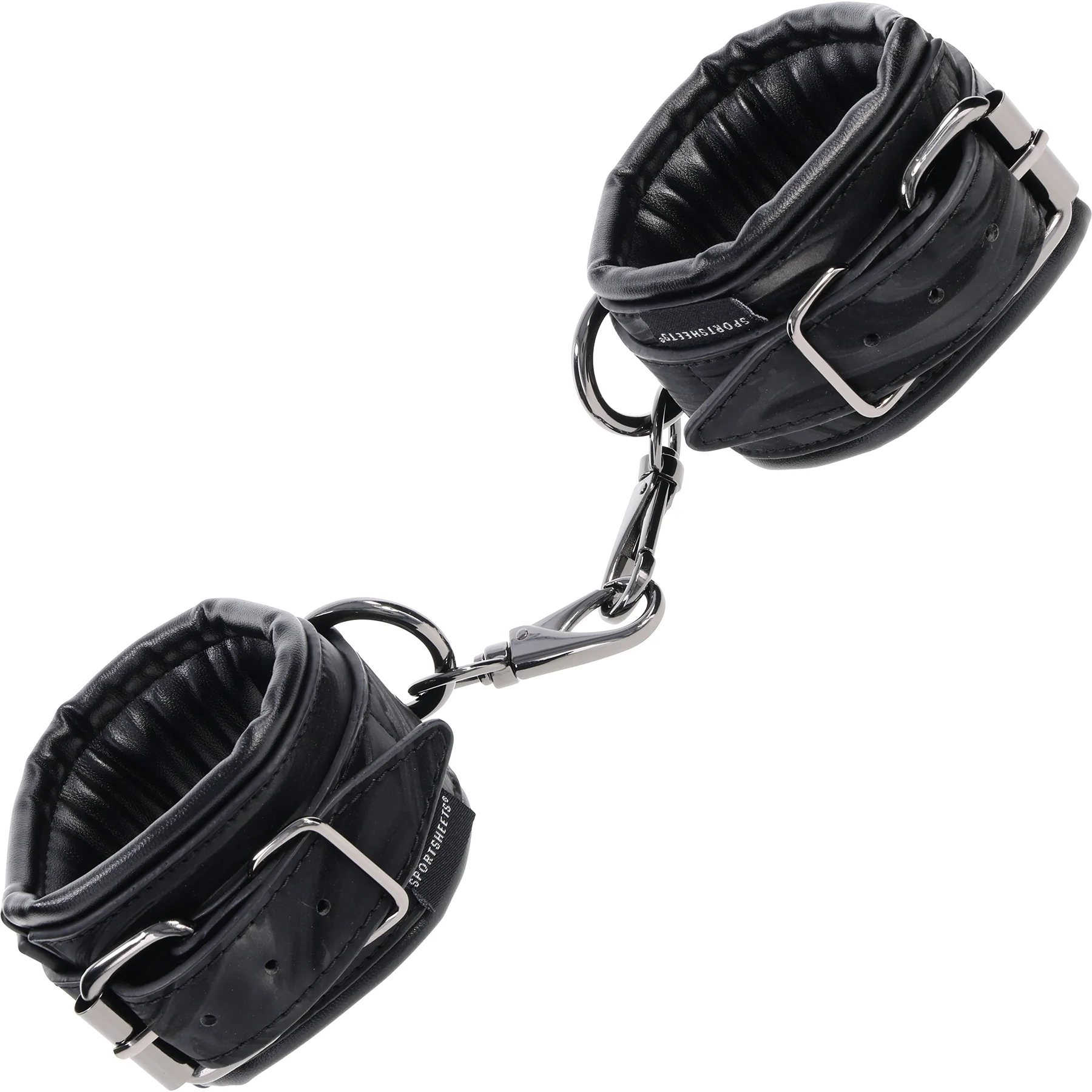 Velvet Noir Handcuffs By Sportsheets - Image 3