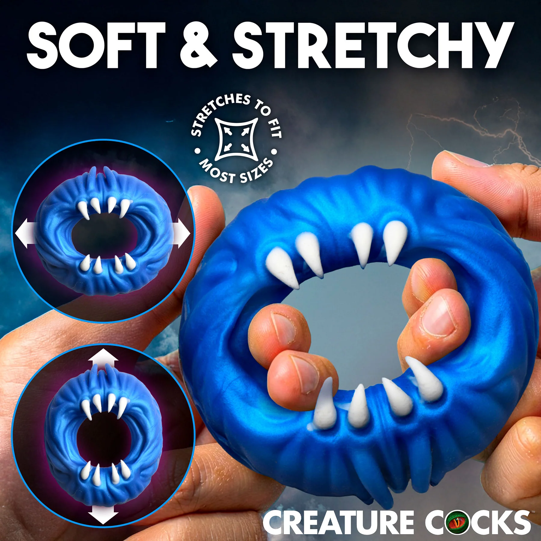 Venom Loop Serpent Inspired Silicone Cock Ring By Creature Cocks - Image 2