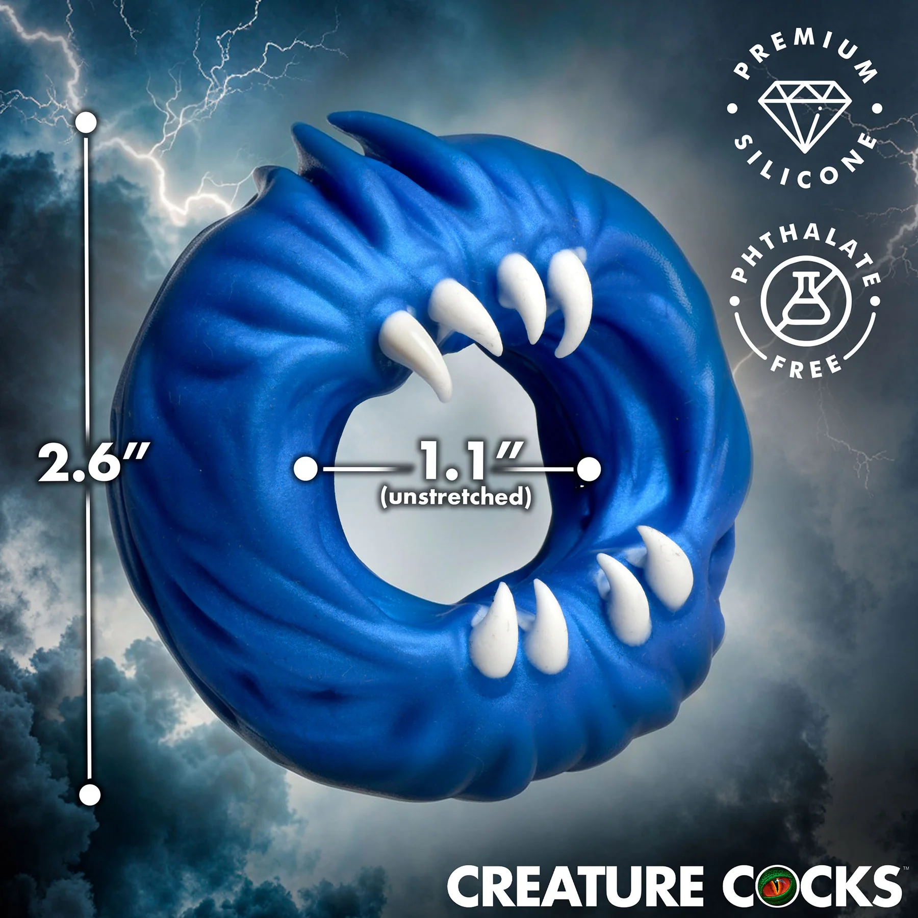 Venom Loop Serpent Inspired Silicone Cock Ring By Creature Cocks - Image 5