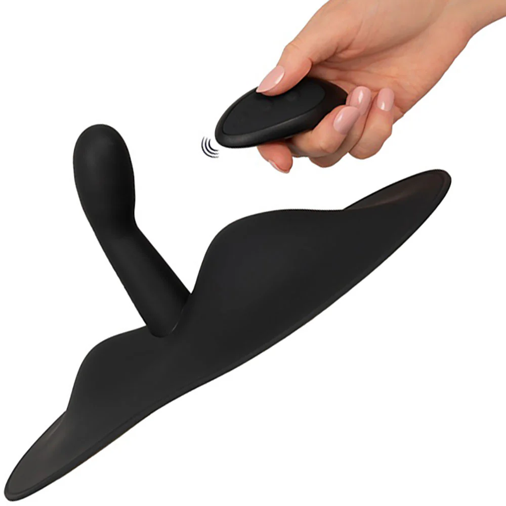 VibePad 3 Silicone Waterproof Vibrating Triple Stimulation Grinder With G-Spot Probe & Remote - Image 2