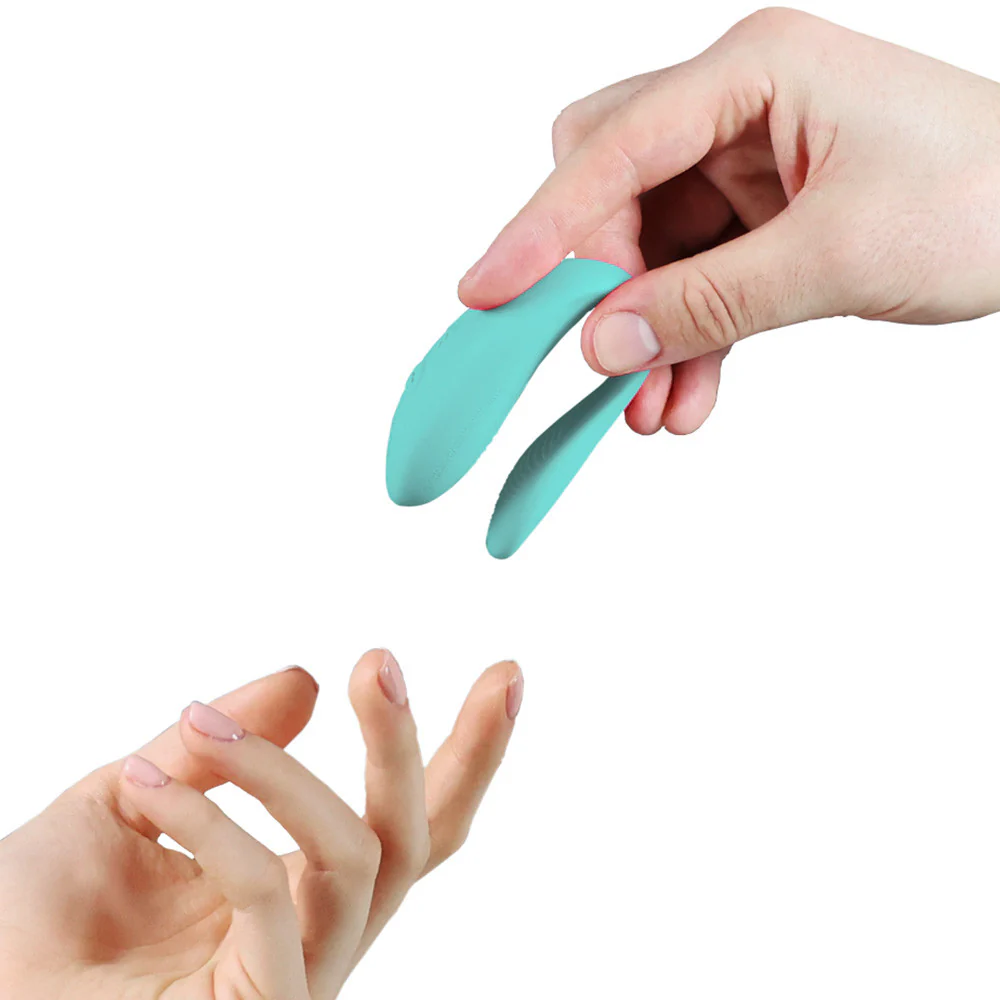 We-Vibe Sync Lite App Controlled Rechargeable Silicone Couples Vibrator - Aqua - Image 11