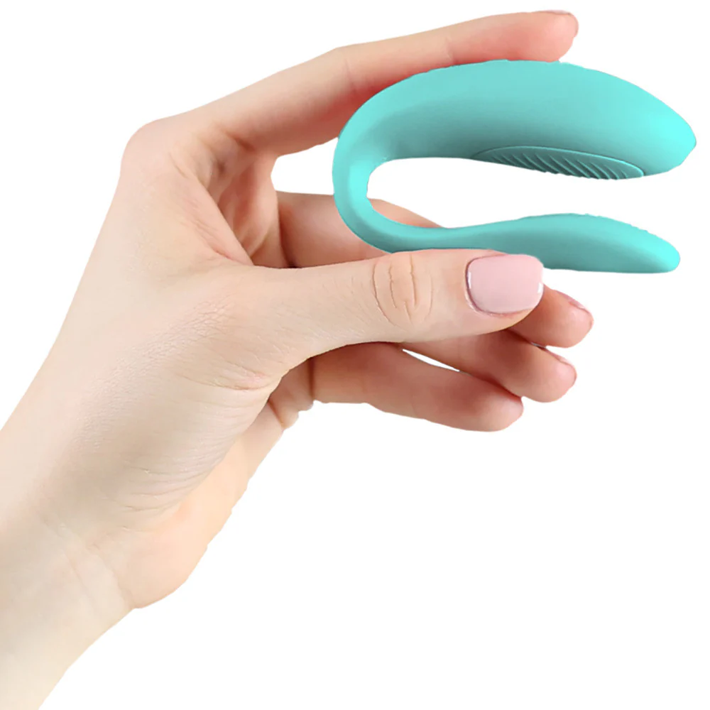 We-Vibe Sync Lite App Controlled Rechargeable Silicone Couples Vibrator - Aqua - Image 13