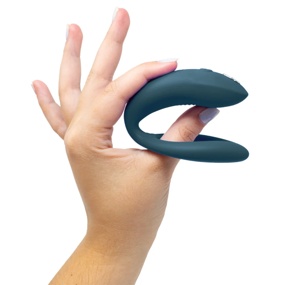 We-Vibe Sync O Rechargeable Silicone Remote & App Controlled Couples Vibrator - Velvet Green - Image 12