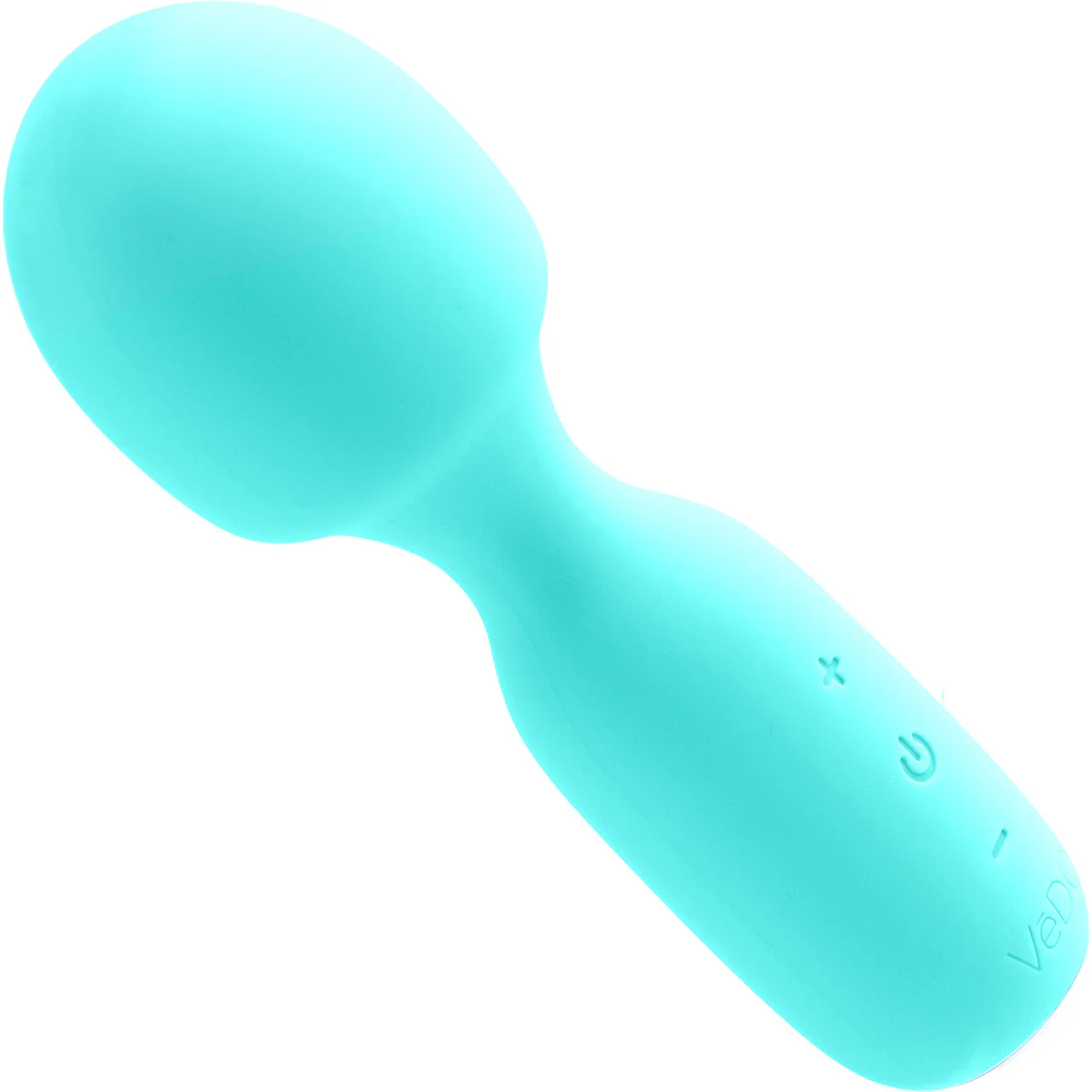 WINI Rechargeable Silicone Waterproof Mini Wand Vibrator By VeDO - Tease Me Turquoise - Image 2