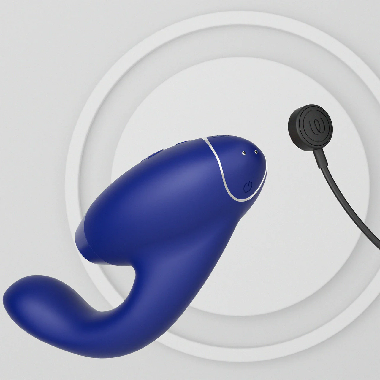 Womanizer DUO 2 Silicone Pleasure Air Clitoral & G-Spot Stimulator - Blueberry - Image 13