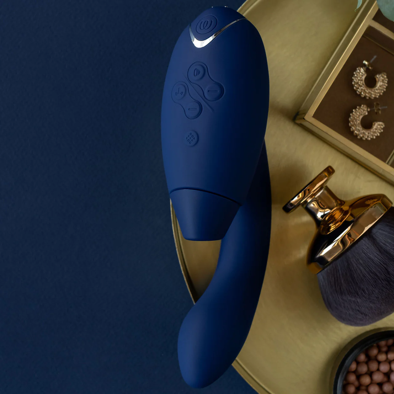 Womanizer DUO 2 Silicone Pleasure Air Clitoral & G-Spot Stimulator - Blueberry - Image 15