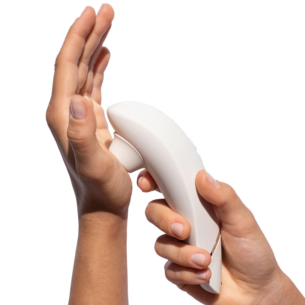 Womanizer Premium 2 Pleasure Air Clitoral Stimulator - Warm Grey - Image 9