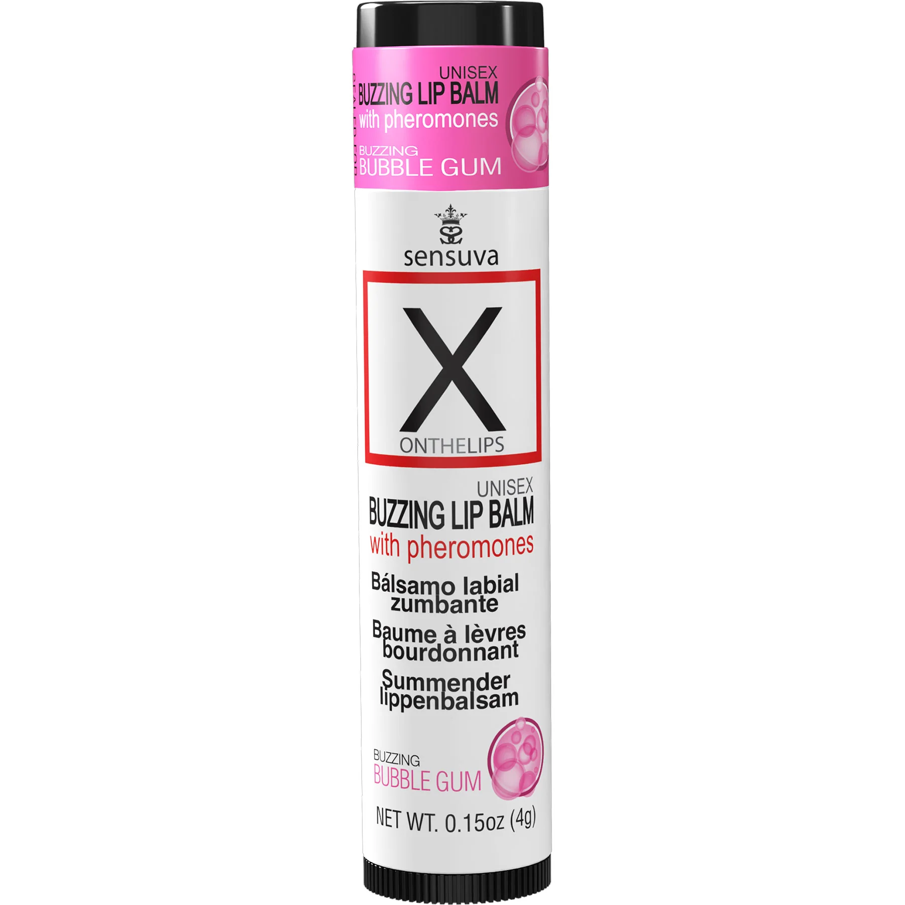 X On The Lips Buzzing Lip Balm With Pheromones By Sensuva 0.15 oz - Image 5