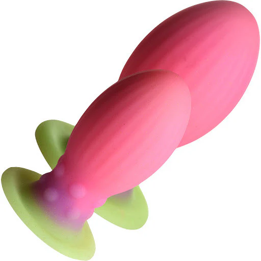 Xeno Egg Glow In The Dark Silicone Egg 5.25" Silicone Suction Cup Dildo By Creature Cocks - Large - Image 5