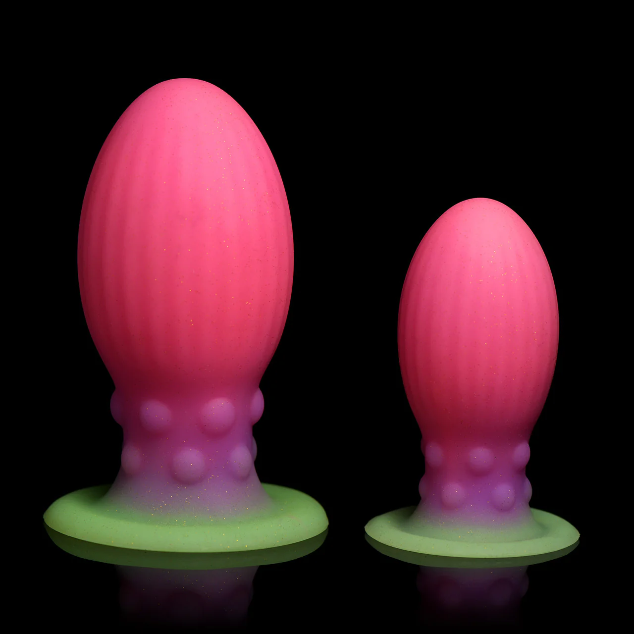 Xeno Egg Glow In The Dark Silicone Egg 6.9" Silicone Suction Cup Dildo By Creature Cocks - XL - Image 8
