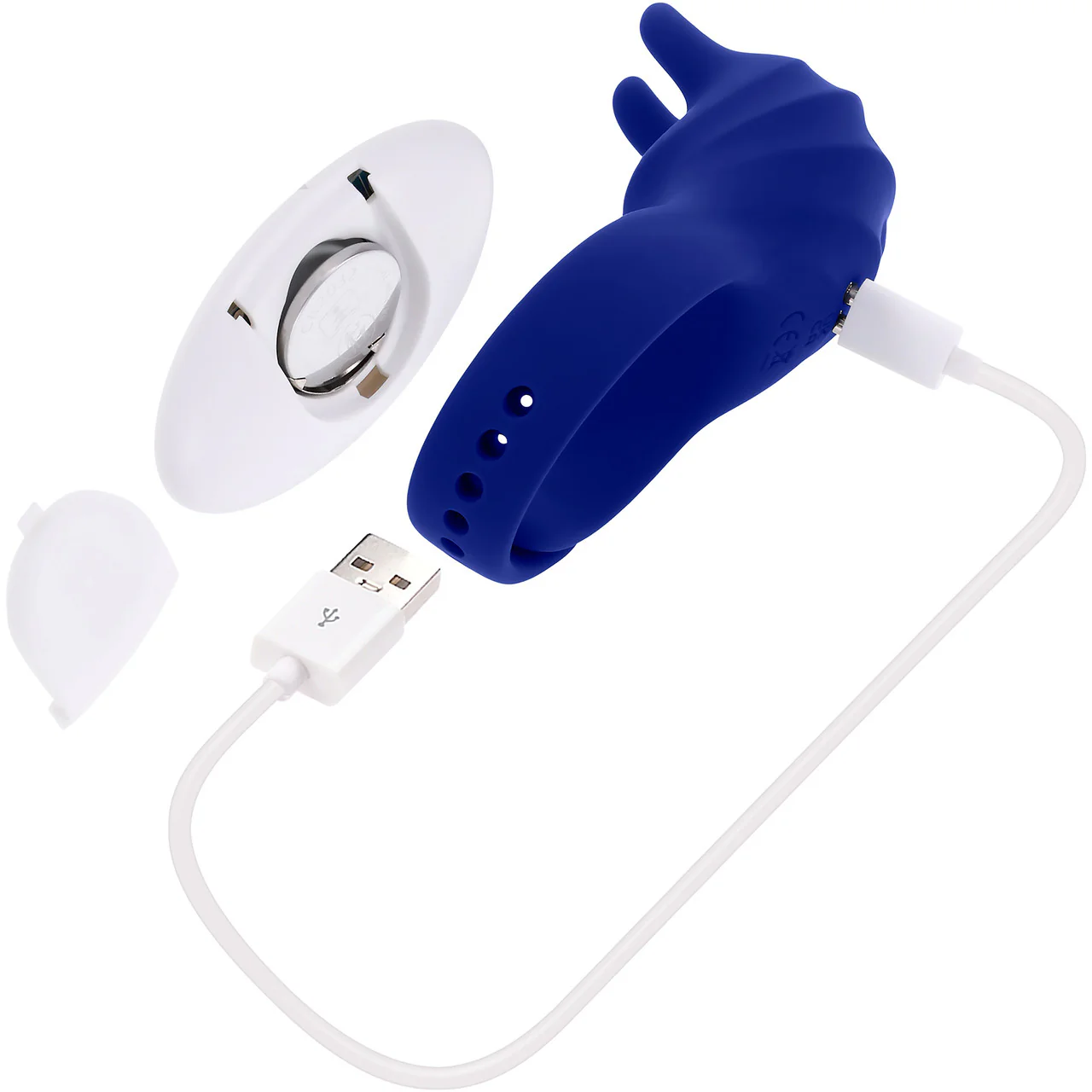 Zero Tolerance Adjustable Fun Ring Rechargeable Silicone Vibrating Couples Cock Ring With Remote - Image 4