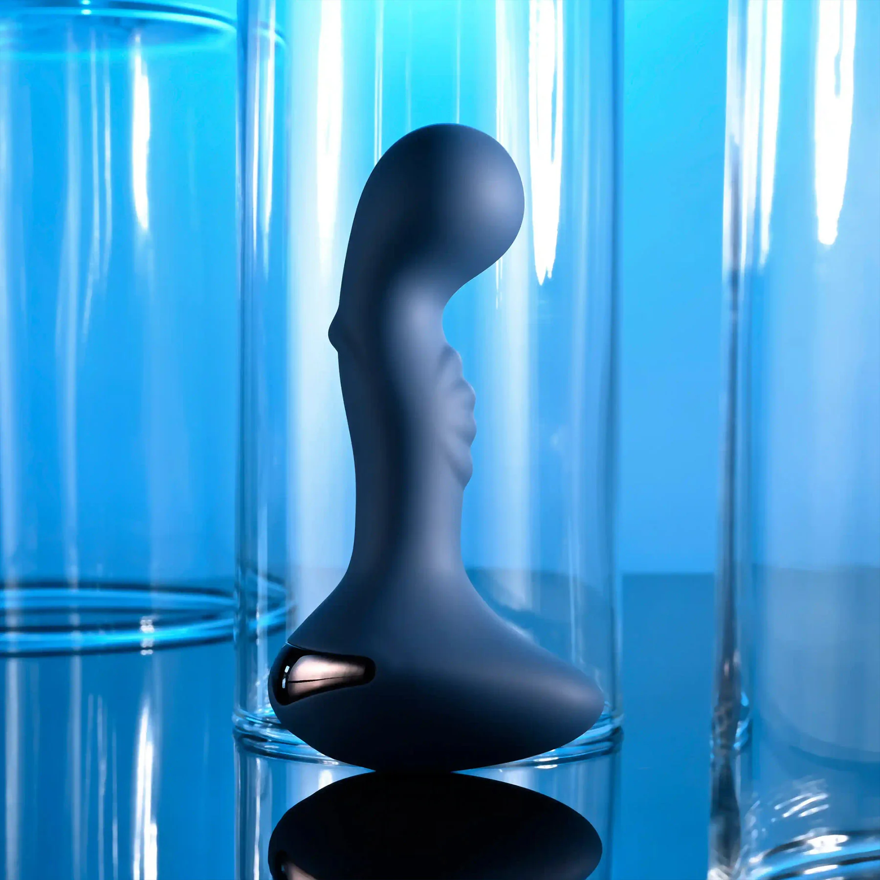 Zero Tolerance Blue Oasis Rechargeable Silicone Vibrating Anal Plug - Image 4